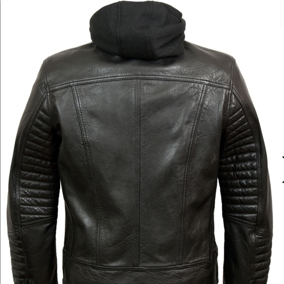 HidePark -Hooded Leather Jacket - Picture 2 of 6